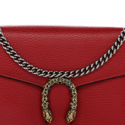 Gucci Calfskin Mini Dionysus Chain Wallet Hibiscus Red 8 of 10