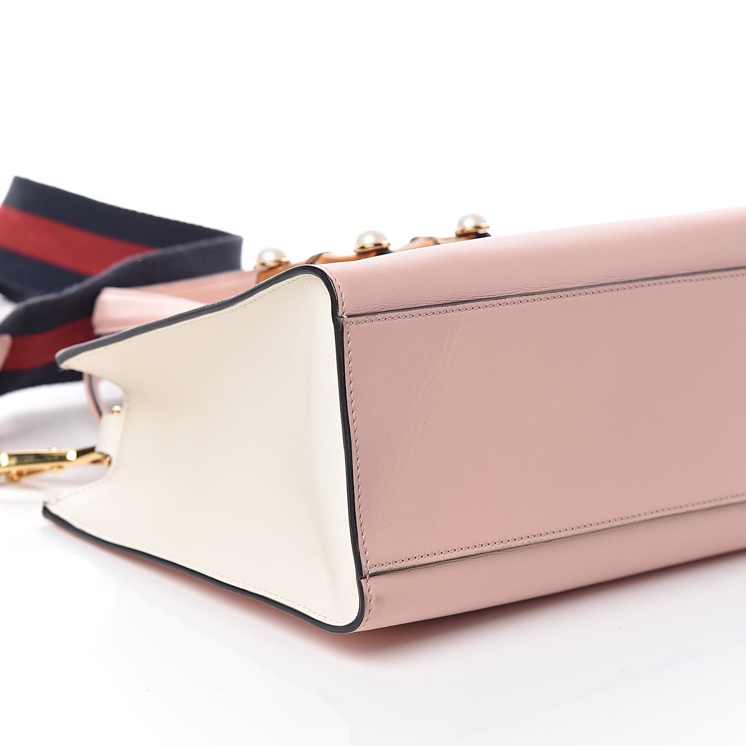 Gucci Nappa Small Bamboo Buckle Top Handle Bag Perfect Pink 8 of 12