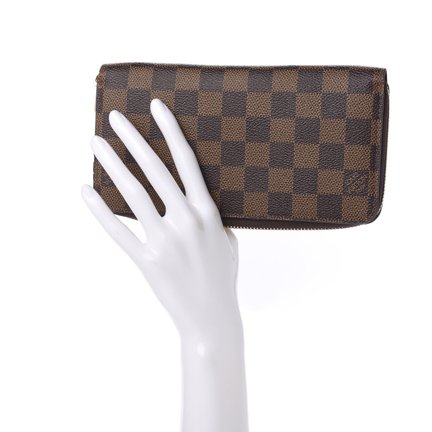 Louis Vuitton Damier Ebene Zippy Wallet 2 of 10