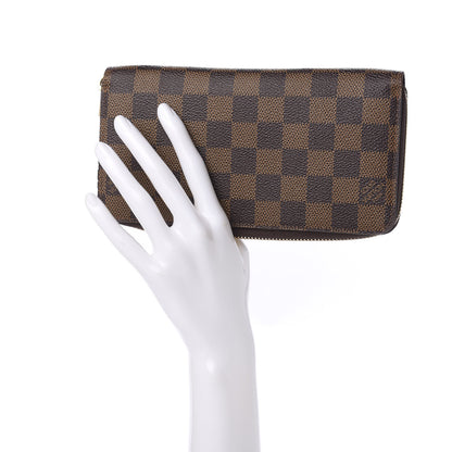 Louis Vuitton Damier Ebene Zippy Wallet 2 of 10