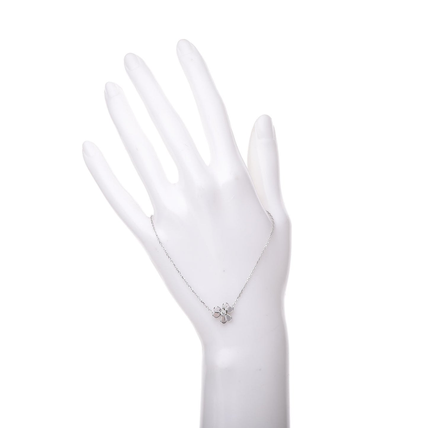 18K White Gold Diamond Mini Frivole Bracelet