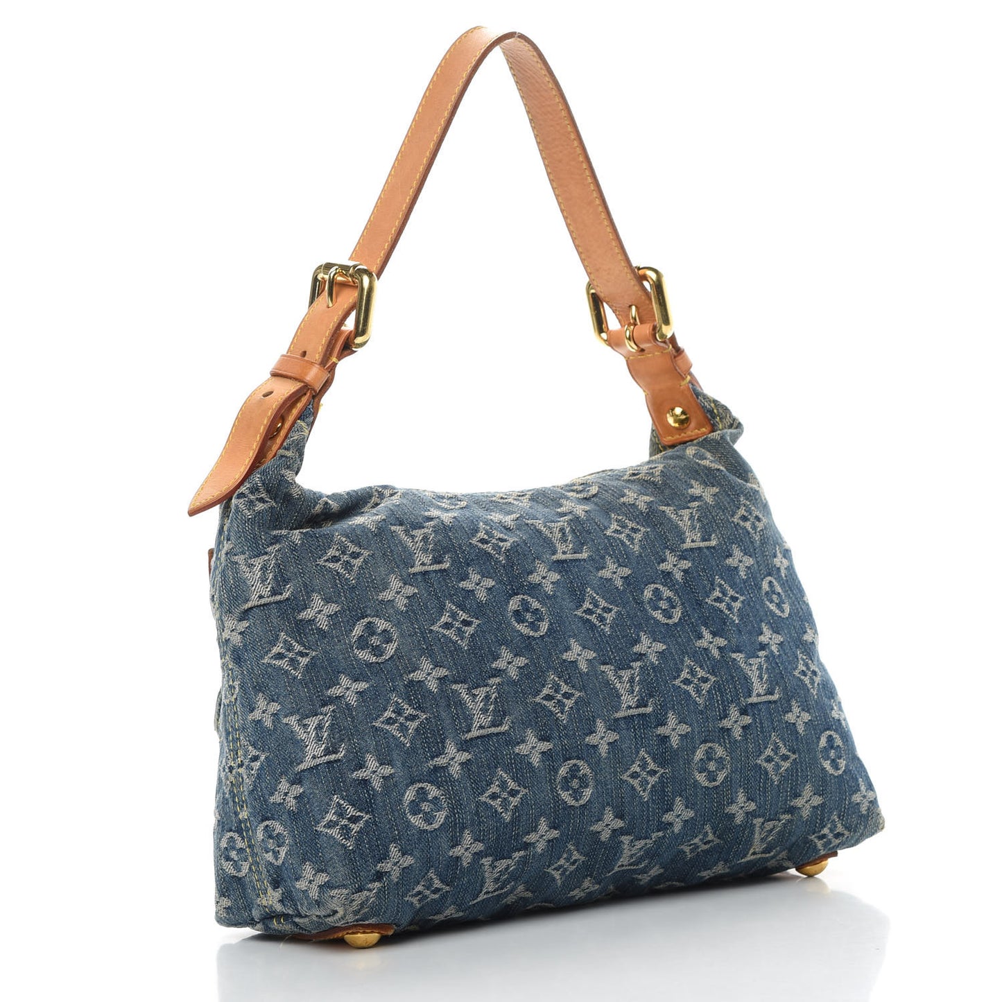 Monogram Denim Baggy PM Blue