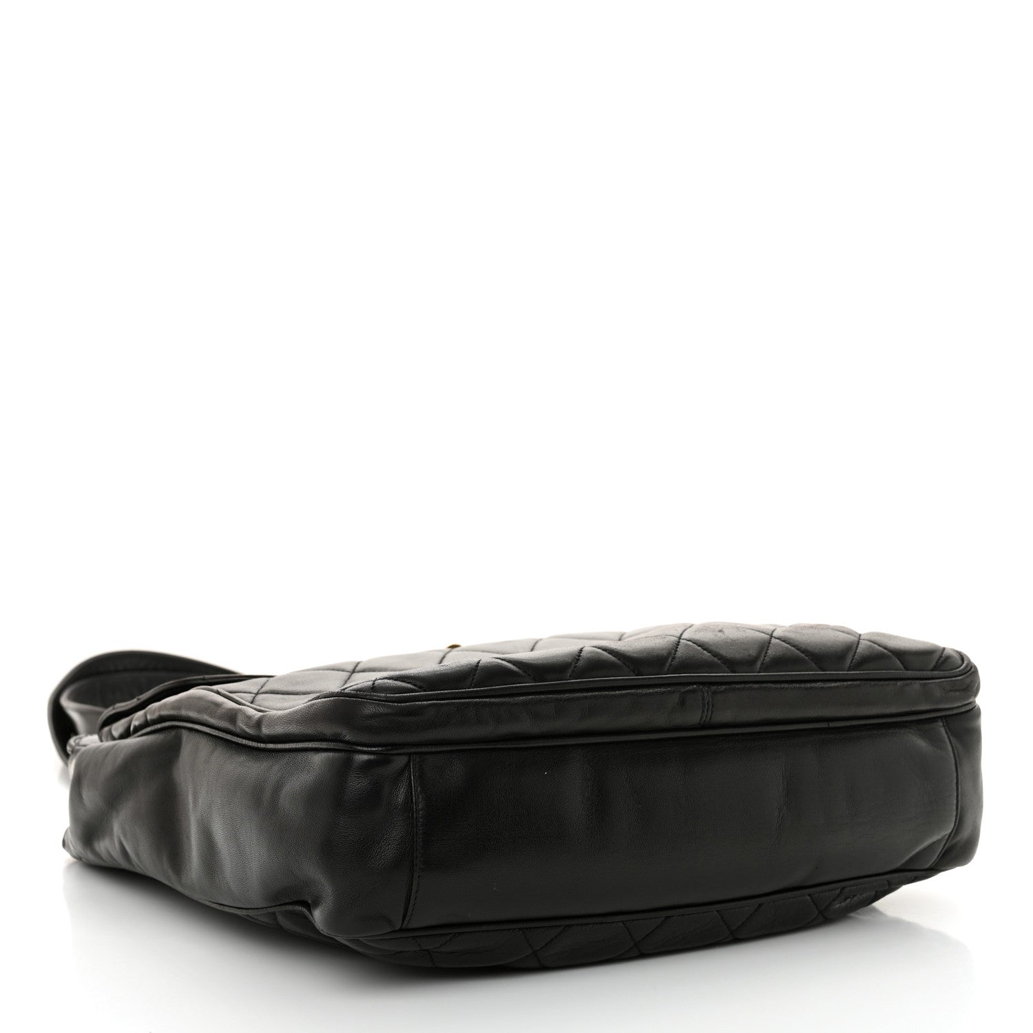 Chanel Lambskin Quilted CC Shoulder Bag Black 4 of 11