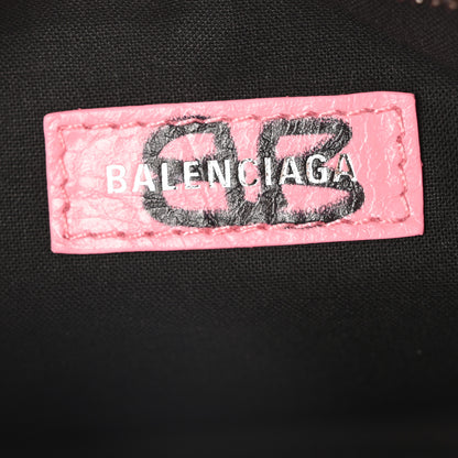Balenciaga Agneau Arena Graffiti Le Cagole Shoulder Bag XS Sweet Pink 6 of 11