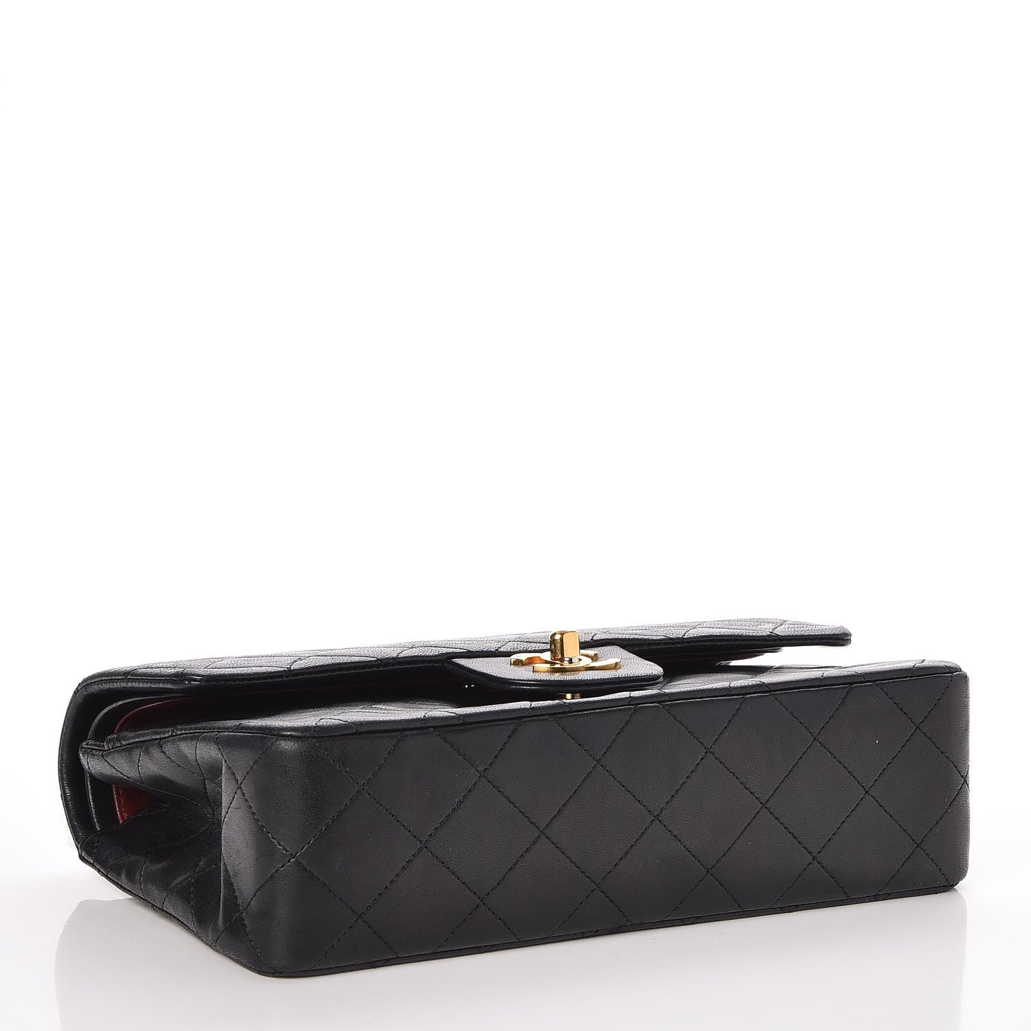 Chanel Lambskin Quilted Small Double Flap Black 4 of 8