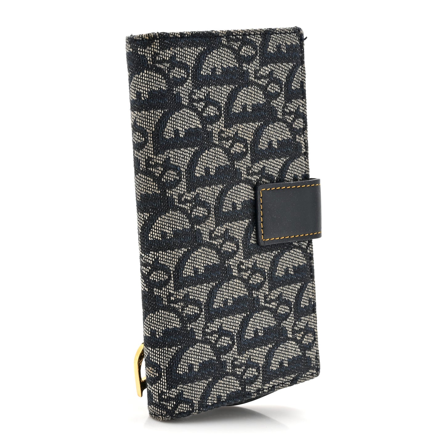 Monogram Saddle Wallet Navy