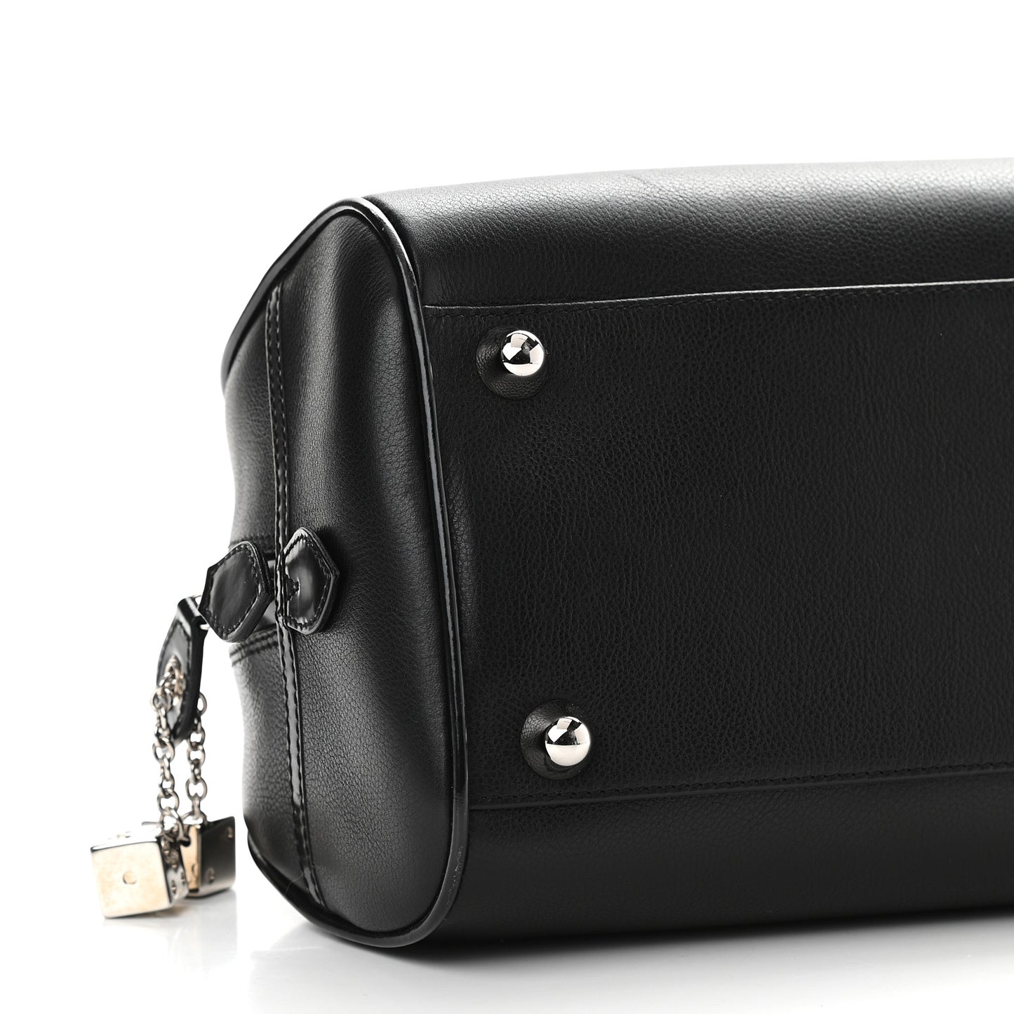 Calfskin Gambler Dice Bowler Black