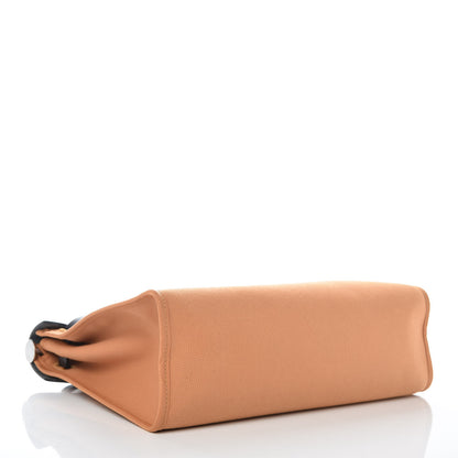 Hermes Vache Hunter Toile Herbag Zip PM 31 Sable Black 6 of 17