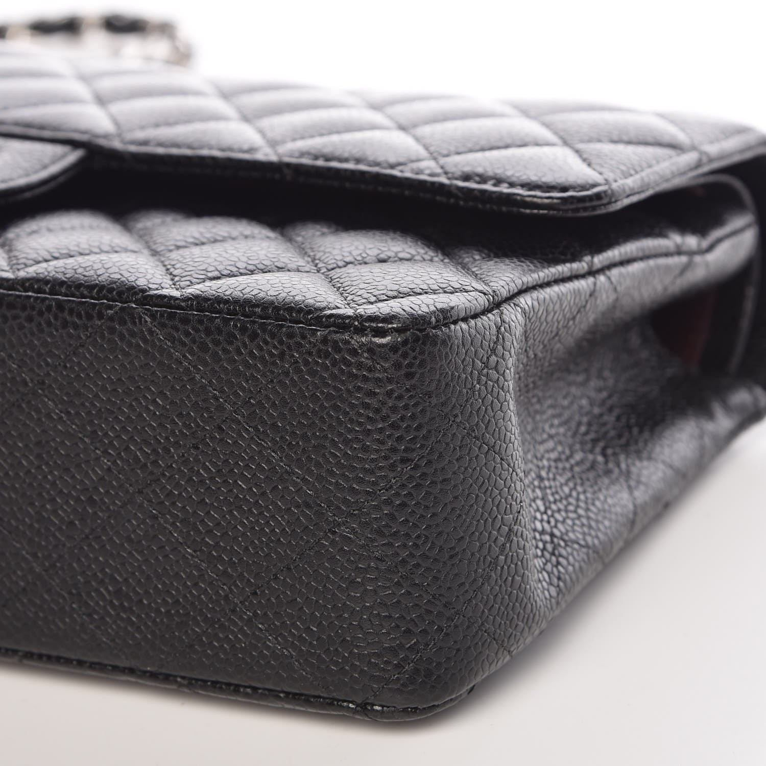 Chanel Caviar Quilted Medium Double Flap Black 16 of 17