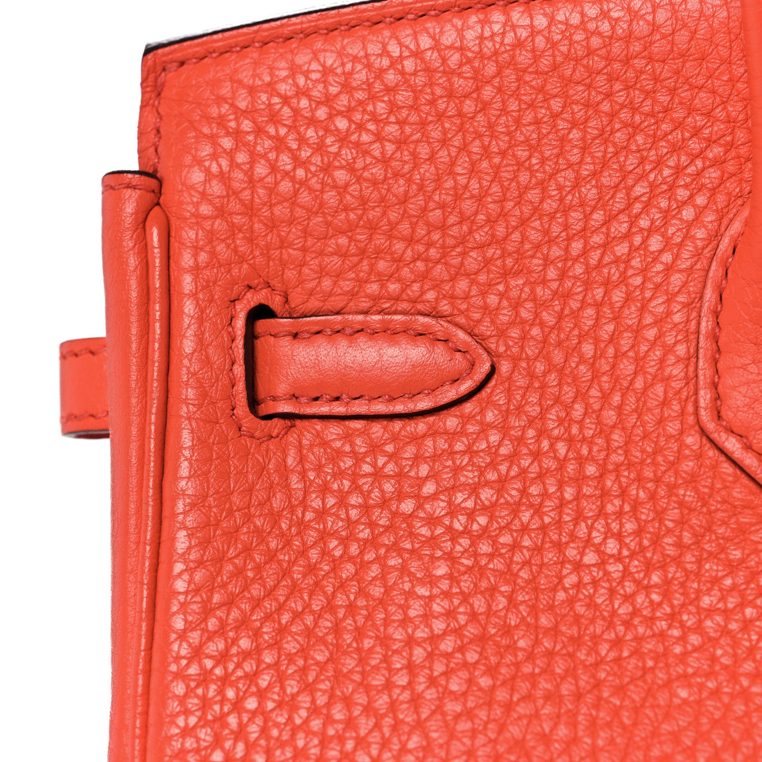 Hermes Taurillon Clemence Birkin 25 Feu 14 of 34
