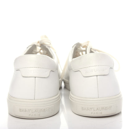 Saint Laurent Calfskin Andy Low Top Sneakers 41 Mystic White 7 of 10