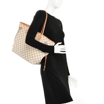 Louis Vuitton Damier Azur Neverfull MM 2 of 14