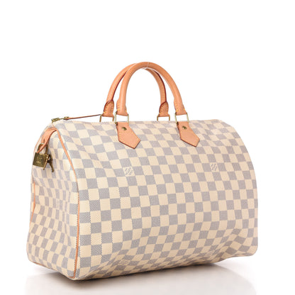 Louis Vuitton Damier Azur Speedy 35 3 of 10