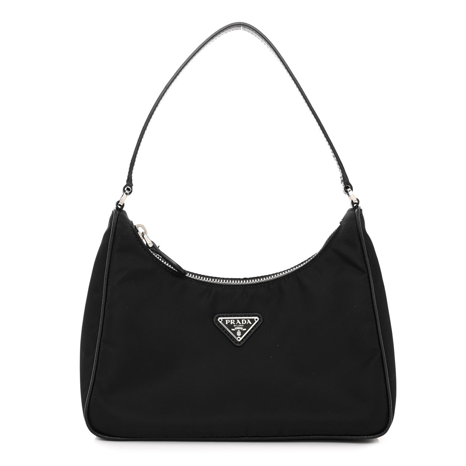 Prada Tessuto Nylon Saffiano Mini Re-Edition 2005 Bag Black 1 of 11