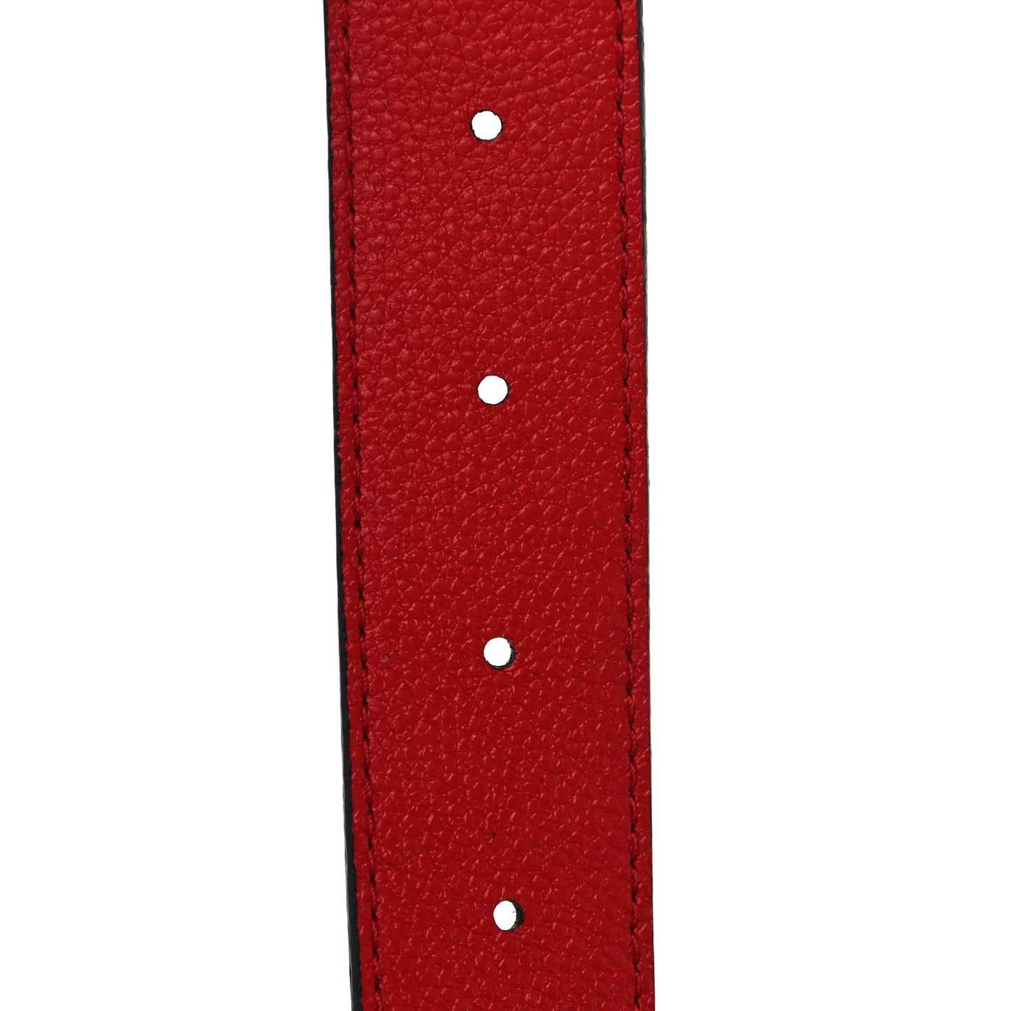 Monogram 30mm LV Initiales Reversible Belt 95 38 Coquelicot