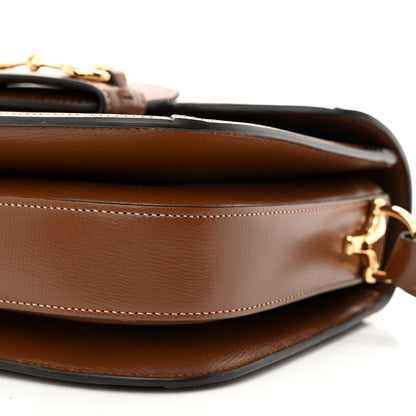 Gucci GG Supreme Monogram Horsebit 1955 Shoulder Bag Beige Brown Sugar 10 of 11