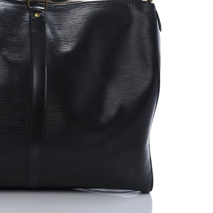 Louis Vuitton Epi Keepall 50 Black 8 of 11