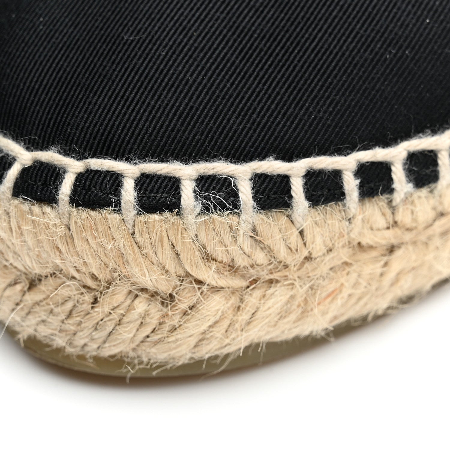 Chanel Mesh Grosgrain CC Espadrilles 38 Black White 13 of 14