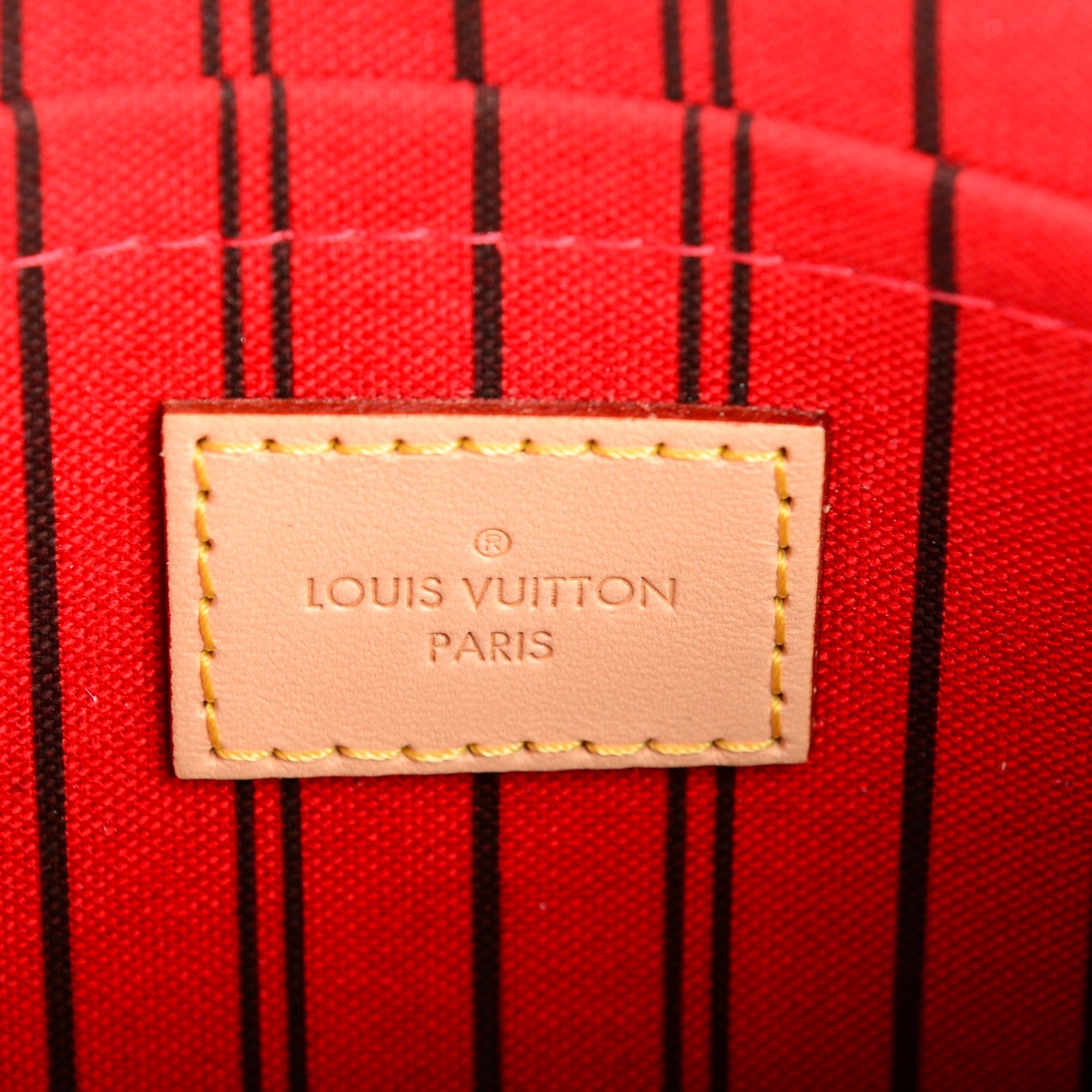 Louis Vuitton Monogram Neverfull MM GM Pochette Cherry 6 of 14