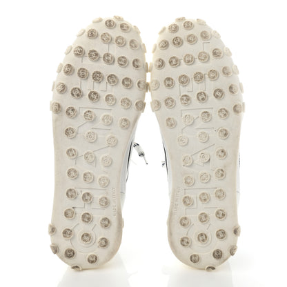 Chanel Calfskin Mesh Lycra Womens Logo Sneakers 39.5 White 5 of 16