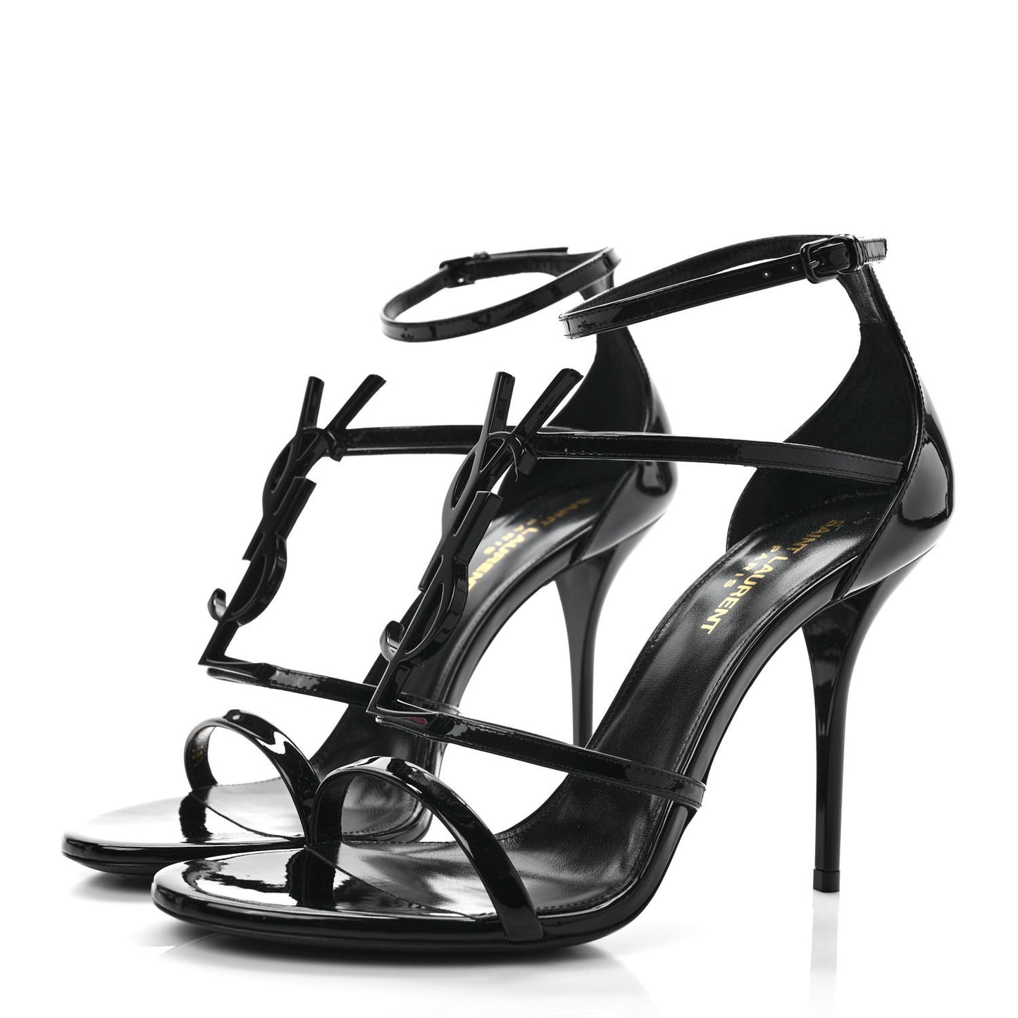 Patent Cassandra 100 Sandals 38.5 Black
