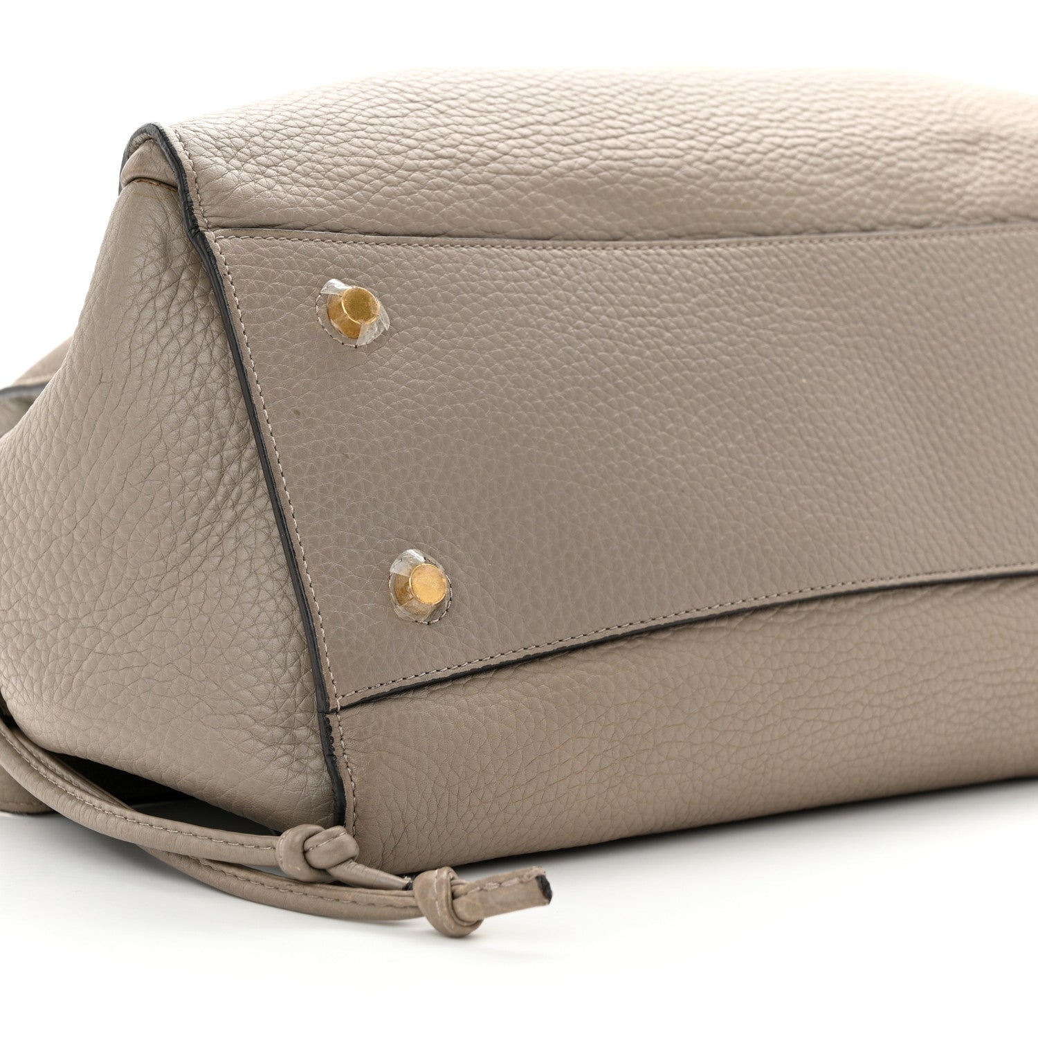 Mulberry Heavy Grain Small Iris Tote Grey Dark Clay 14 of 17