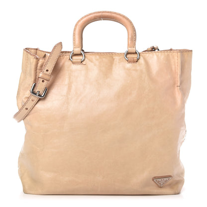 Prada Vitello Shine Tote Cammeo 1 of 16