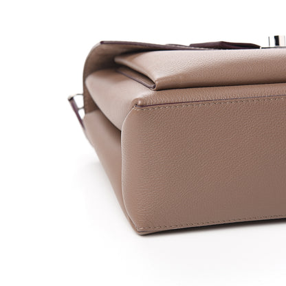Louis Vuitton Soft Calfskin My Lockme Top Handle Taupe Glace 6 of 9