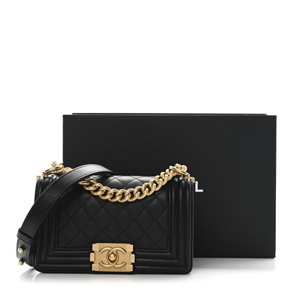 Chanel Caviar Quilted Small Boy Flap Black 3 of 11