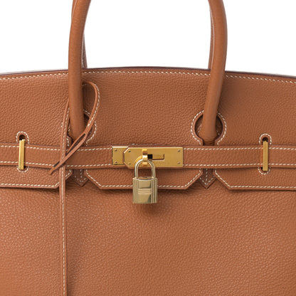 Hermes Togo Birkin 35 Gold 8 of 15