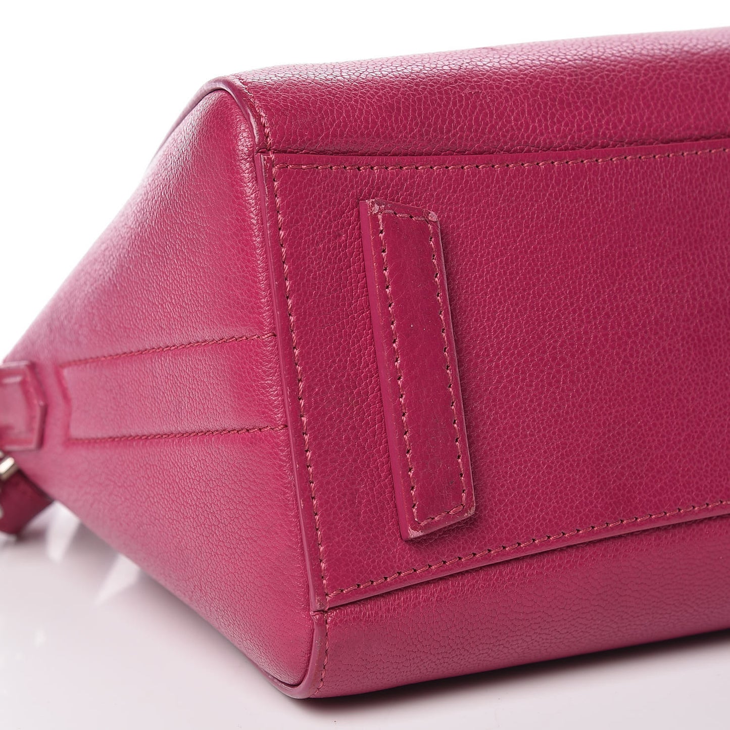 Sugar Goatskin Mini Antigona Fig Pink