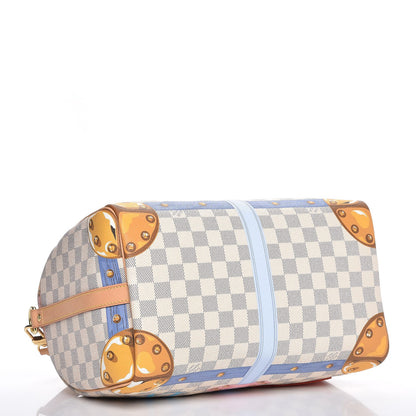 Louis Vuitton Damier Azur Summer Trunks Speedy Bandouliere 30 5 of 9