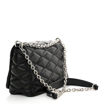 Louis Vuitton Lambskin Malletage GO-14 MM Black 3 of 16