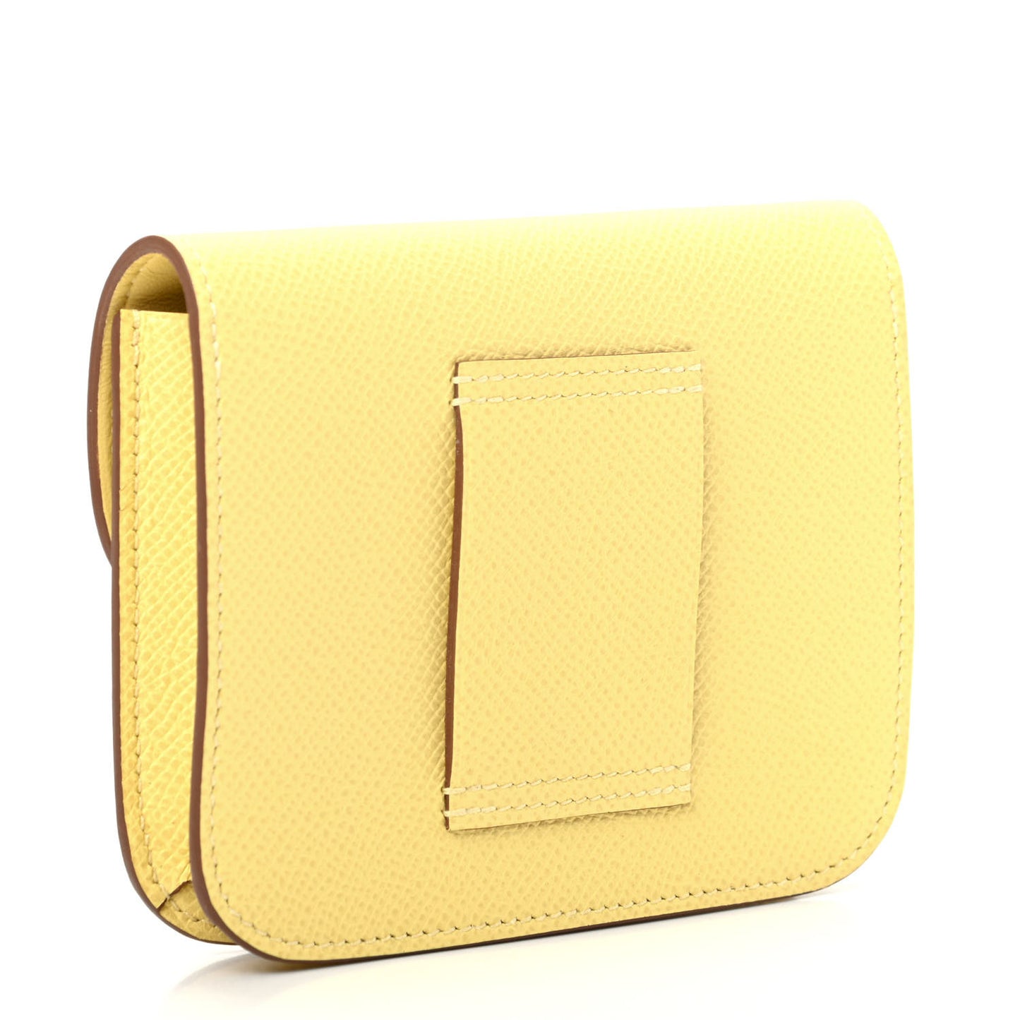 Epsom Constance Slim Wallet Jaune Poussin