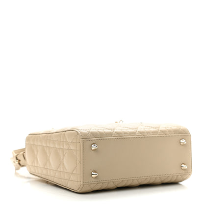 Christian Dior Lambskin Cannage Small My ABC Lady Dior Beige 4 of 11