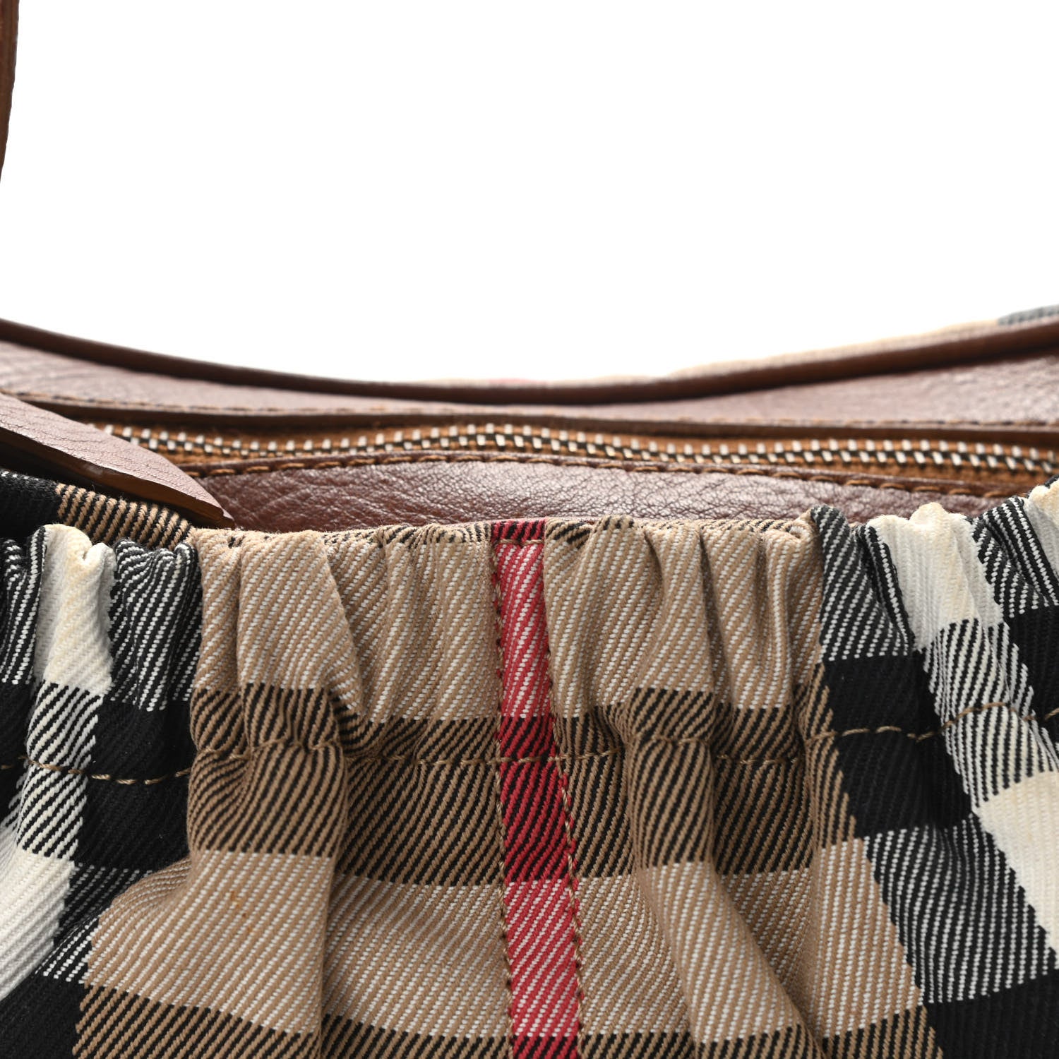 Burberry House Check Shoulder Bag Tan 7 of 13