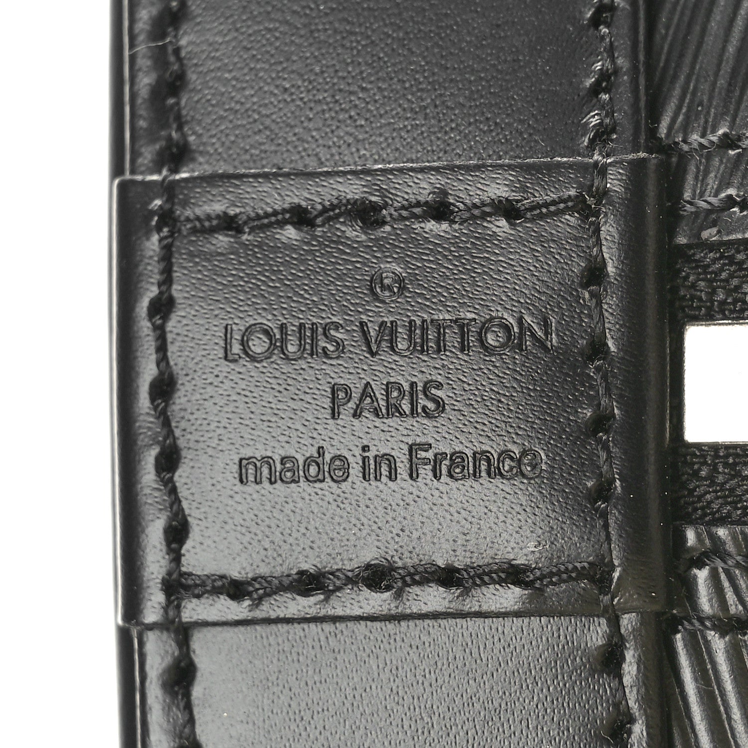 Louis Vuitton Epi Alma BB Black 6 of 9