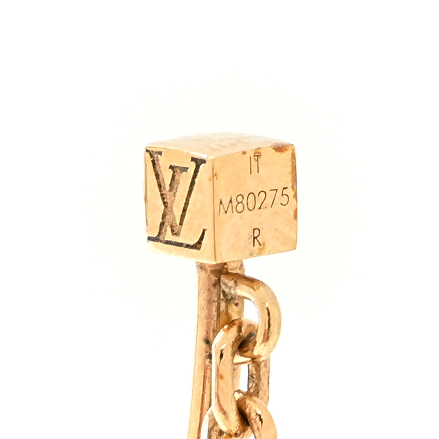 Louis Vuitton Roman Holidays Hoop Earrings Gold 4 of 4