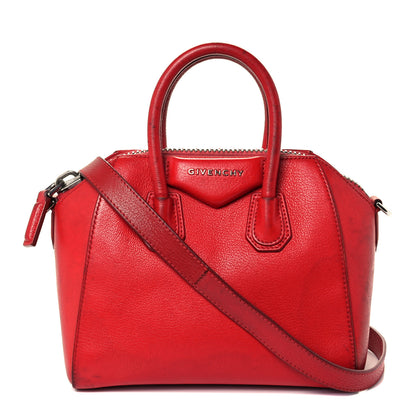 Givenchy Sugar Goatskin Mini Antigona Pop Red 1 of 13