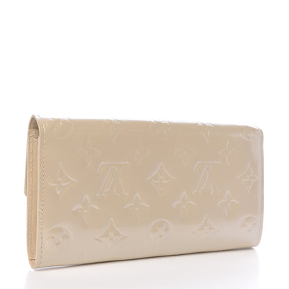 Louis Vuitton Vernis Sarah Wallet Blanc Corail 3 of 7