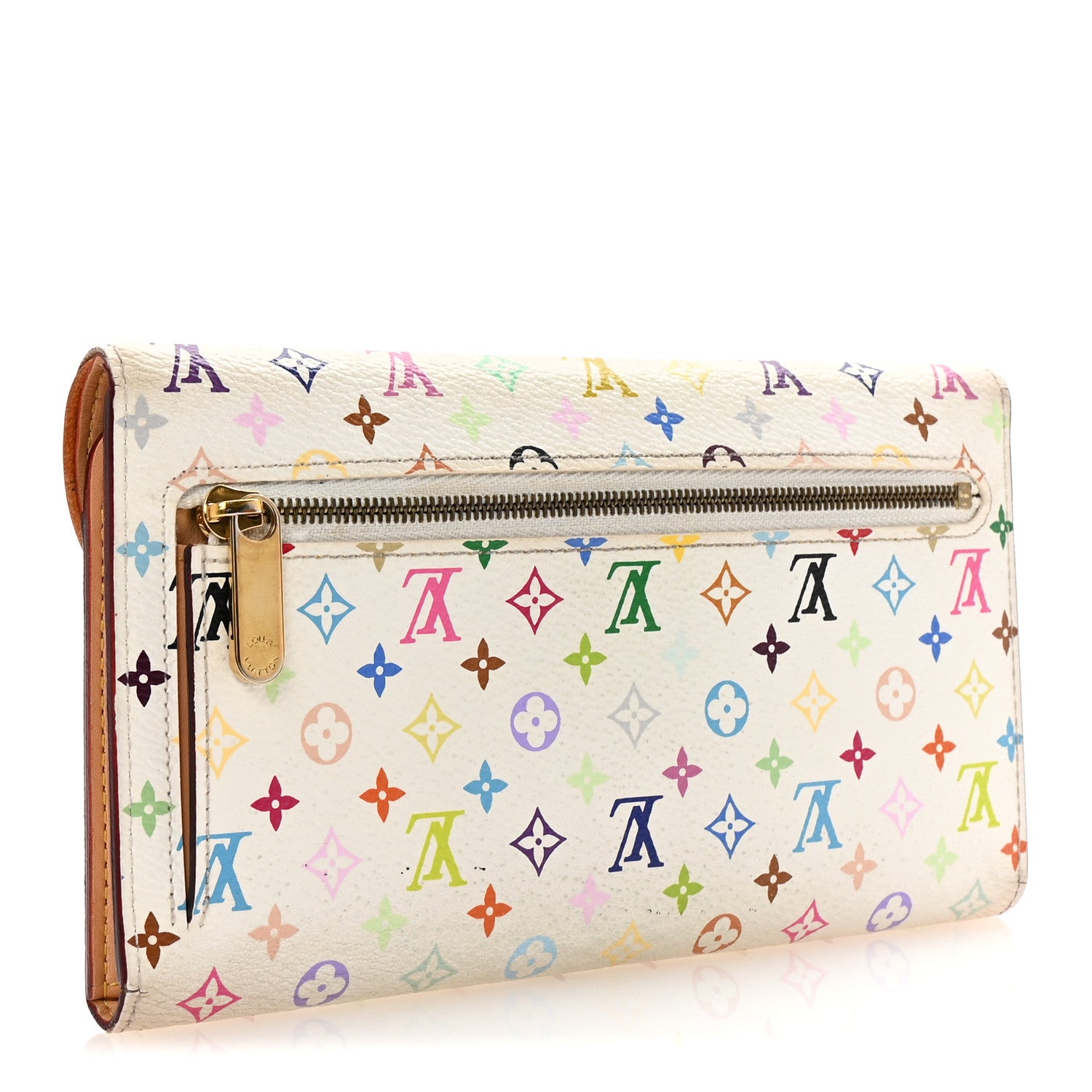 Louis Vuitton Monogram Multicolor Eugenie Wallet White 3 of 7