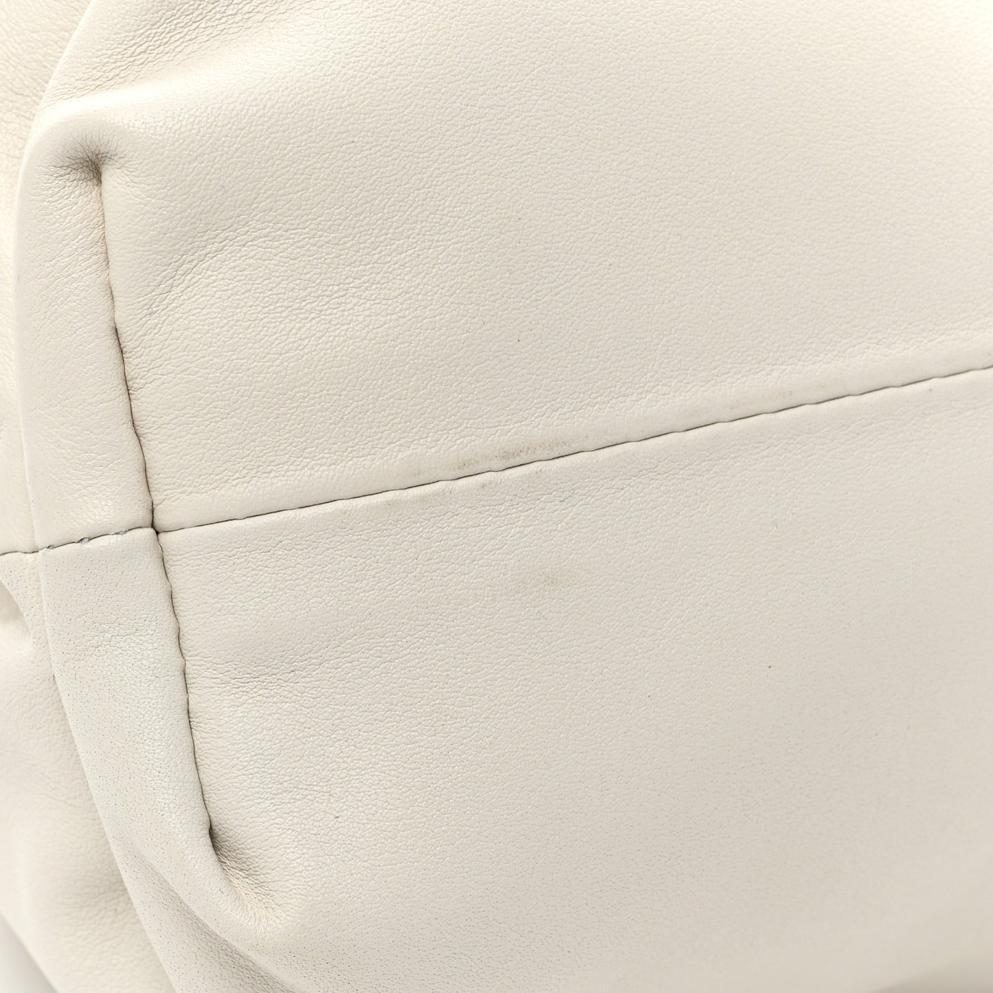 Calfskin Teen Pouch White