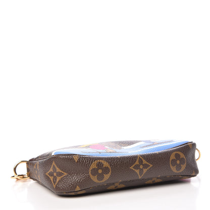 Louis Vuitton Monogram 2018 Christmas Animation Mini Bears Pochette Accessories 4 of 10