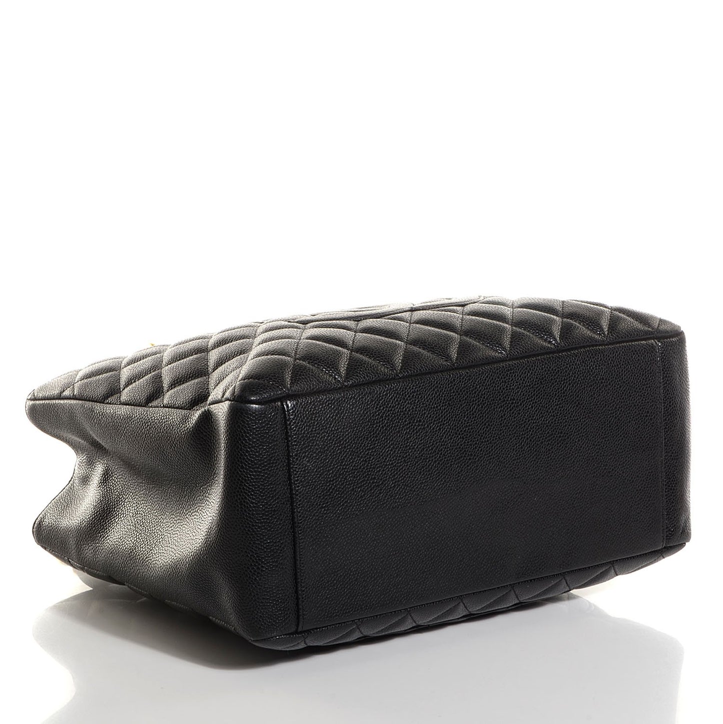 Caviar Quilted Grand Shopping Tote GST Black