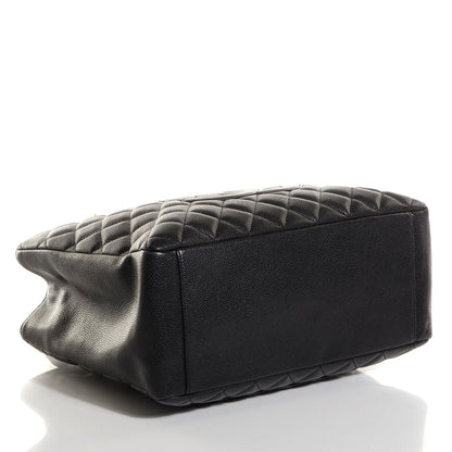 Chanel Caviar Quilted Grand Shopping Tote GST Black 4 of 7