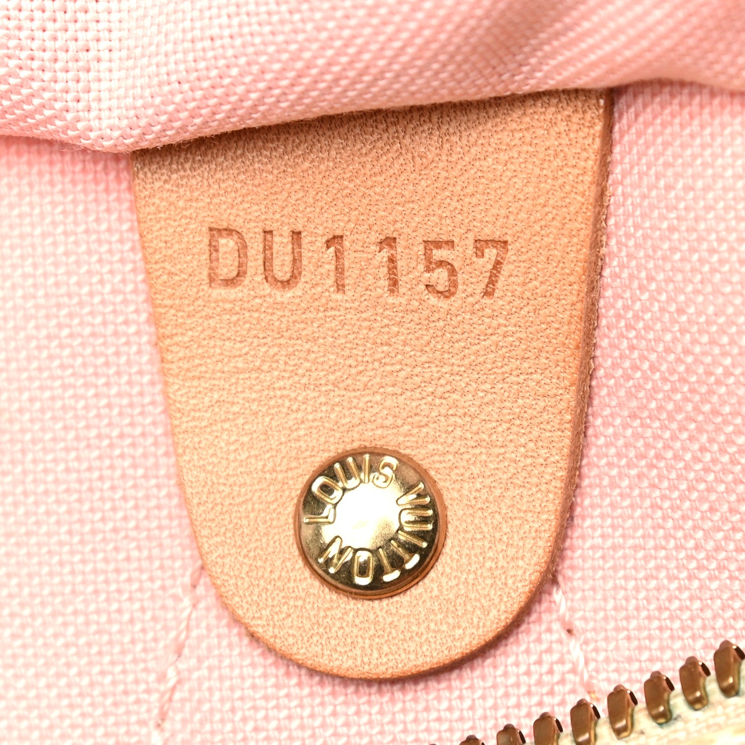 Louis Vuitton Damier Azur Tahitienne Speedy Bandouliere 30 Rose Ballerine 7 of 27