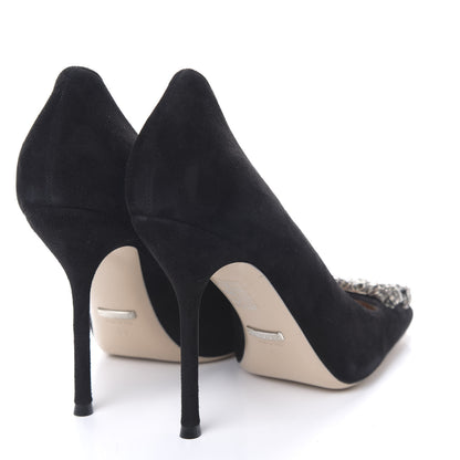 Gucci Suede Dionysus Pumps 38 Black 4 of 8