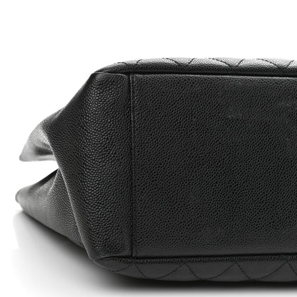 Chanel Caviar Quilted Grand Shopping Tote GST Black 9 of 10
