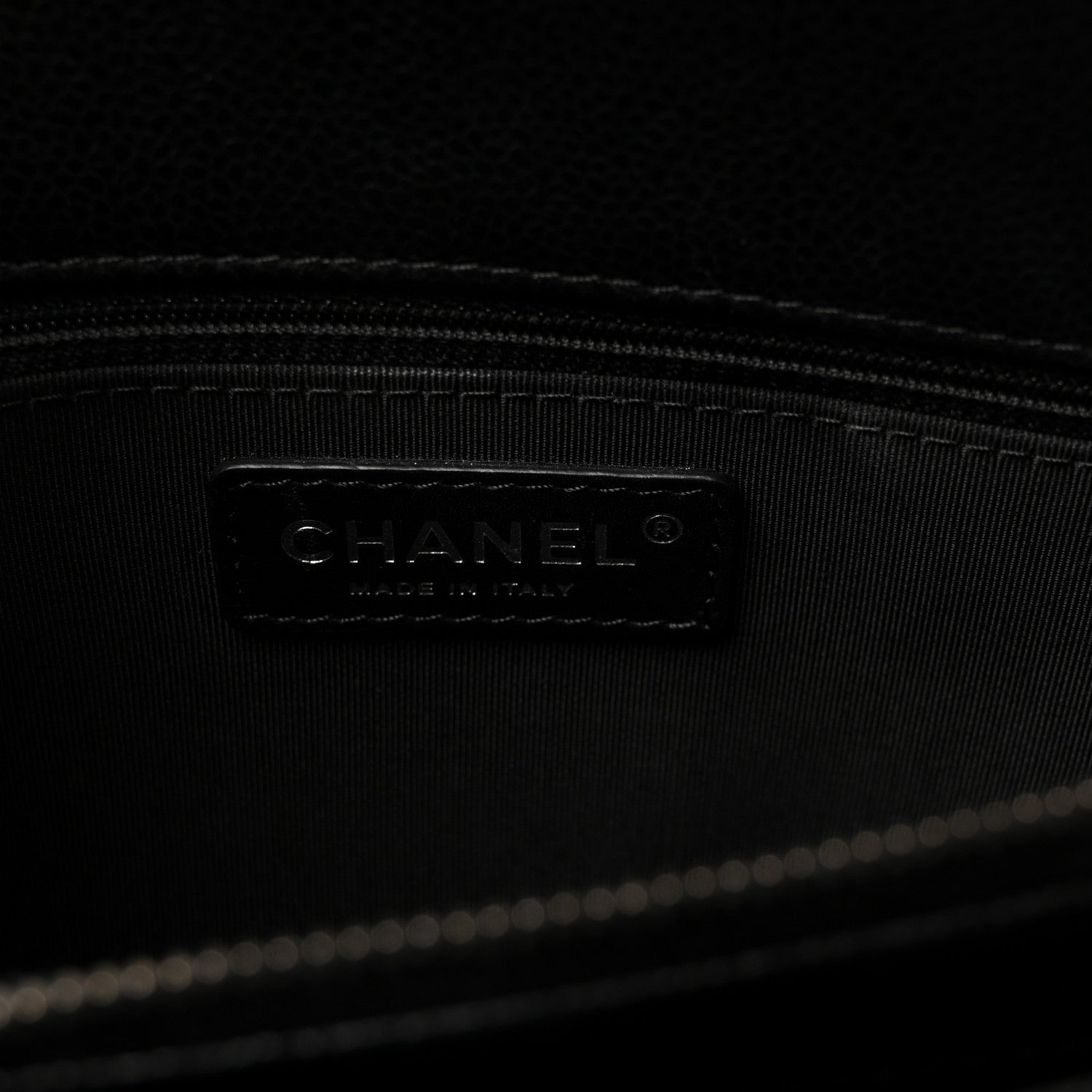 Chanel Caviar Quilted Small City Shopping Tote Black 6 of 10