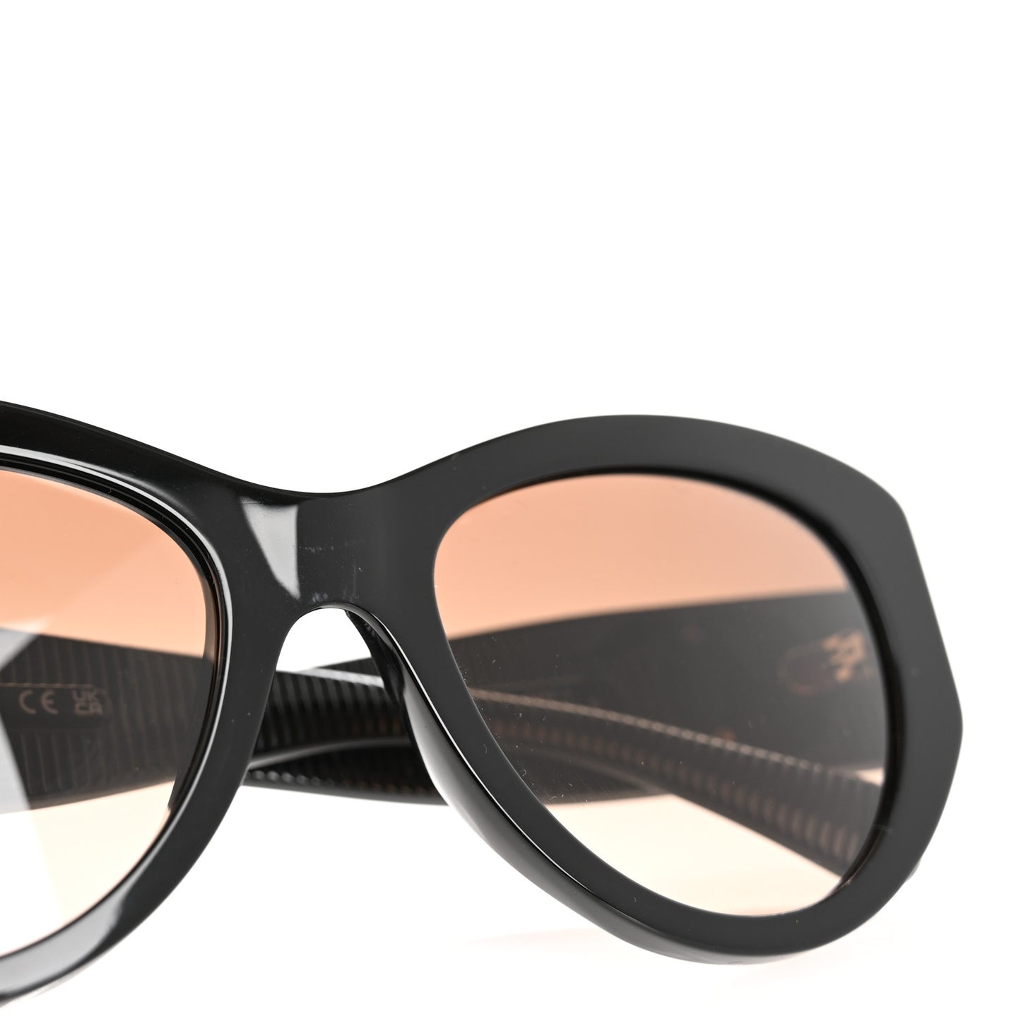 Acetate Butterfly Large CC Sunglasses 5492-A Black